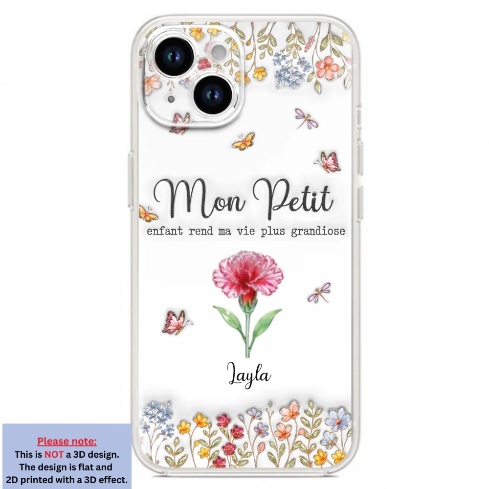 Rendez la vie plus merveilleuse avec de charmants enfants – Coque de téléphone personnalisée avec effet 3D gonflé - Image 16