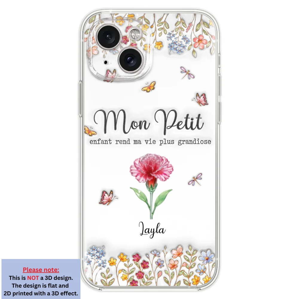 Rendez la vie plus merveilleuse avec de charmants enfants – Coque de téléphone personnalisée avec effet 3D gonflé - Image 19