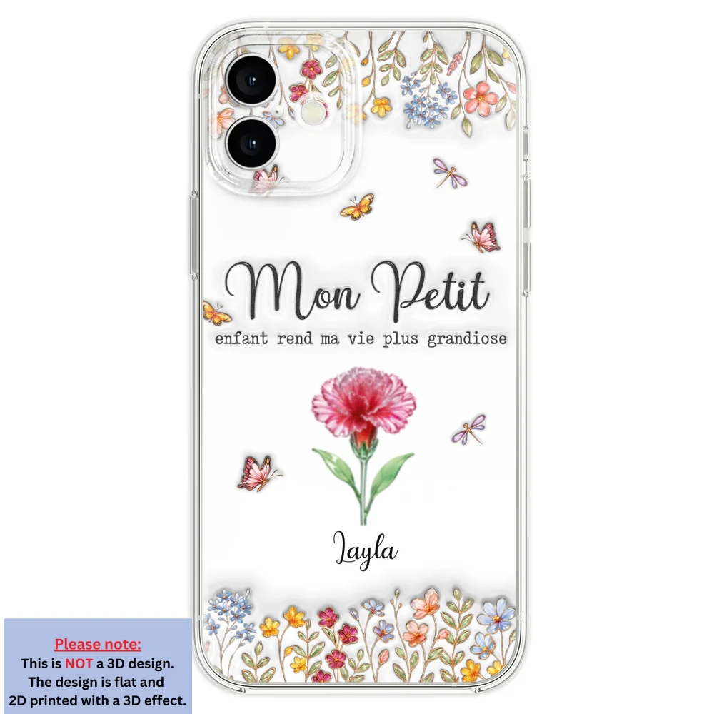 Rendez la vie plus merveilleuse avec de charmants enfants – Coque de téléphone personnalisée avec effet 3D gonflé - Image 26
