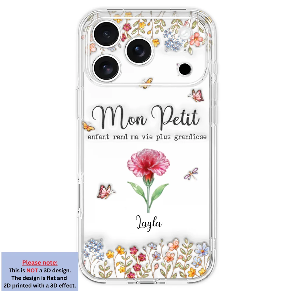 Rendez la vie plus merveilleuse avec de charmants enfants – Coque de téléphone personnalisée avec effet 3D gonflé - Image 28