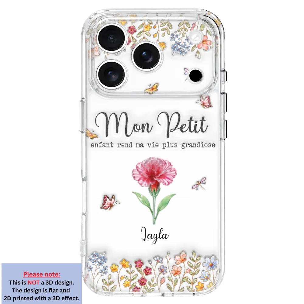 Rendez la vie plus merveilleuse avec de charmants enfants – Coque de téléphone personnalisée avec effet 3D gonflé - Image 29