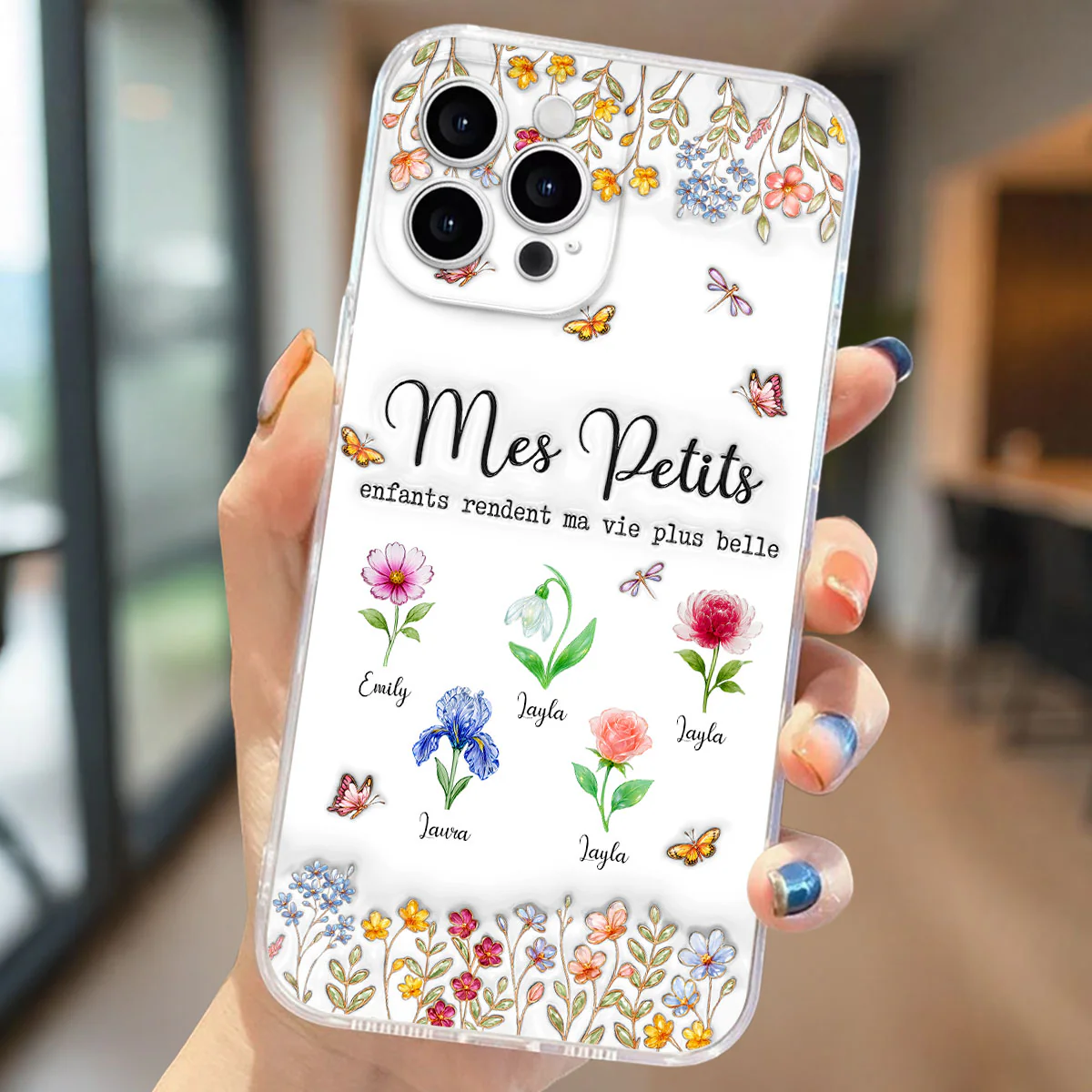Rendez la vie plus merveilleuse avec de charmants enfants – Coque de téléphone personnalisée avec effet 3D gonflé - Image 3