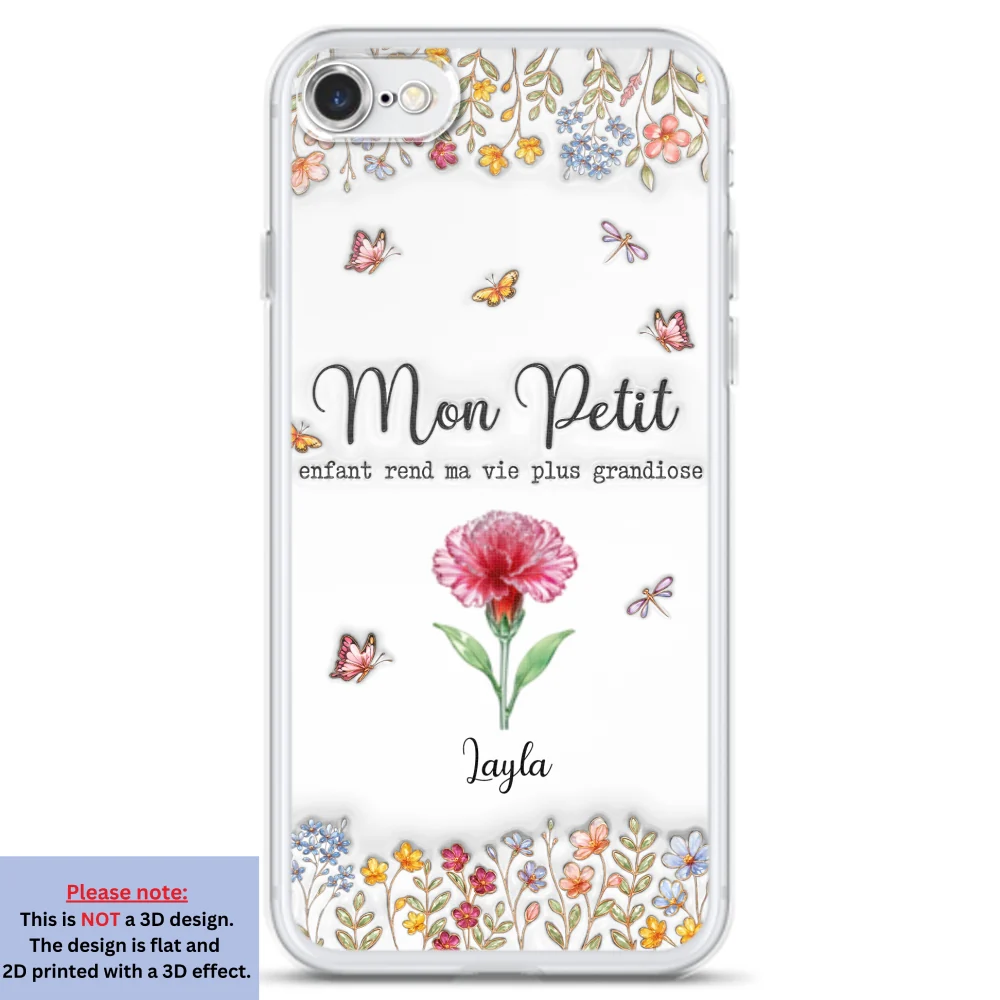 Rendez la vie plus merveilleuse avec de charmants enfants – Coque de téléphone personnalisée avec effet 3D gonflé - Image 4