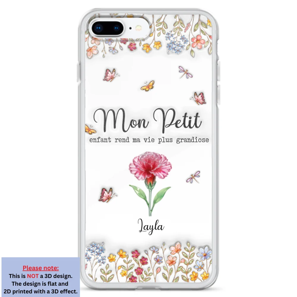 Rendez la vie plus merveilleuse avec de charmants enfants – Coque de téléphone personnalisée avec effet 3D gonflé - Image 5