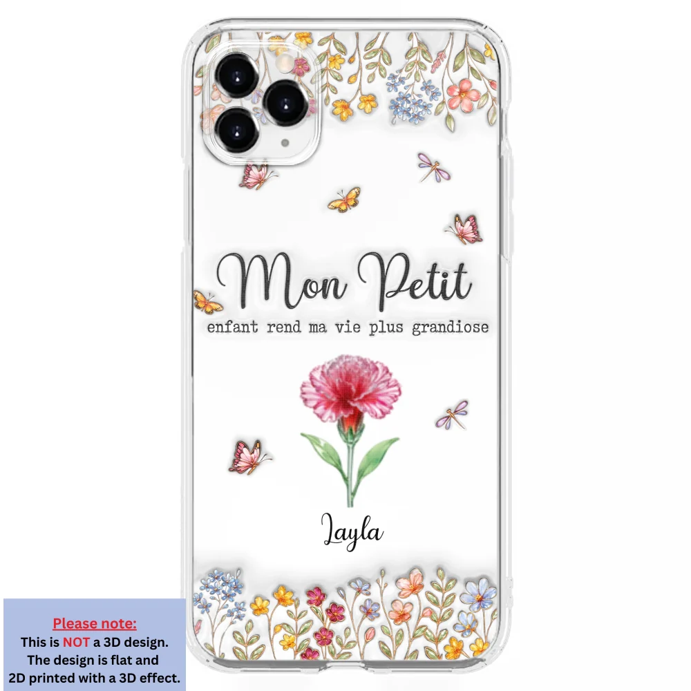 Rendez la vie plus merveilleuse avec de charmants enfants – Coque de téléphone personnalisée avec effet 3D gonflé - Image 7