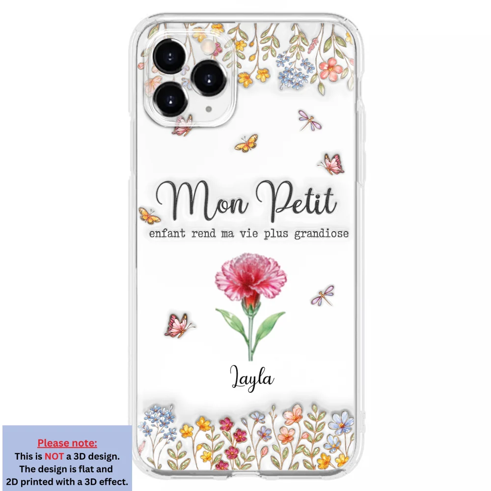 Rendez la vie plus merveilleuse avec de charmants enfants – Coque de téléphone personnalisée avec effet 3D gonflé - Image 8