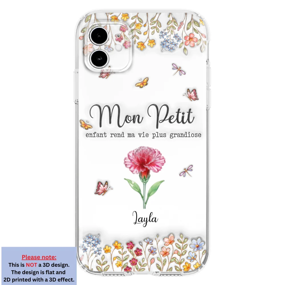 Rendez la vie plus merveilleuse avec de charmants enfants – Coque de téléphone personnalisée avec effet 3D gonflé - Image 9