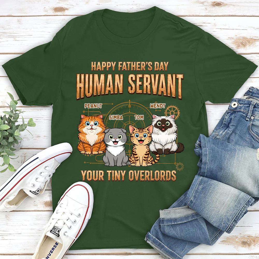 Retro Cartoon Cat - Personalized Custom Shirt - Image 2