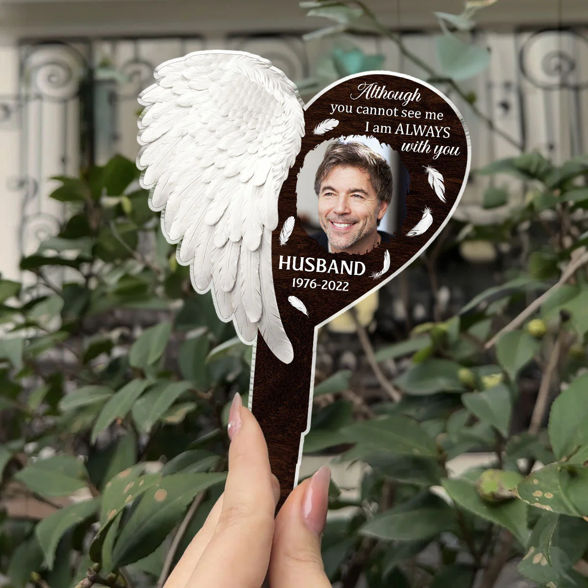 Right Here For You - Personalized Custom Acrylic Garden Stake - Image 3