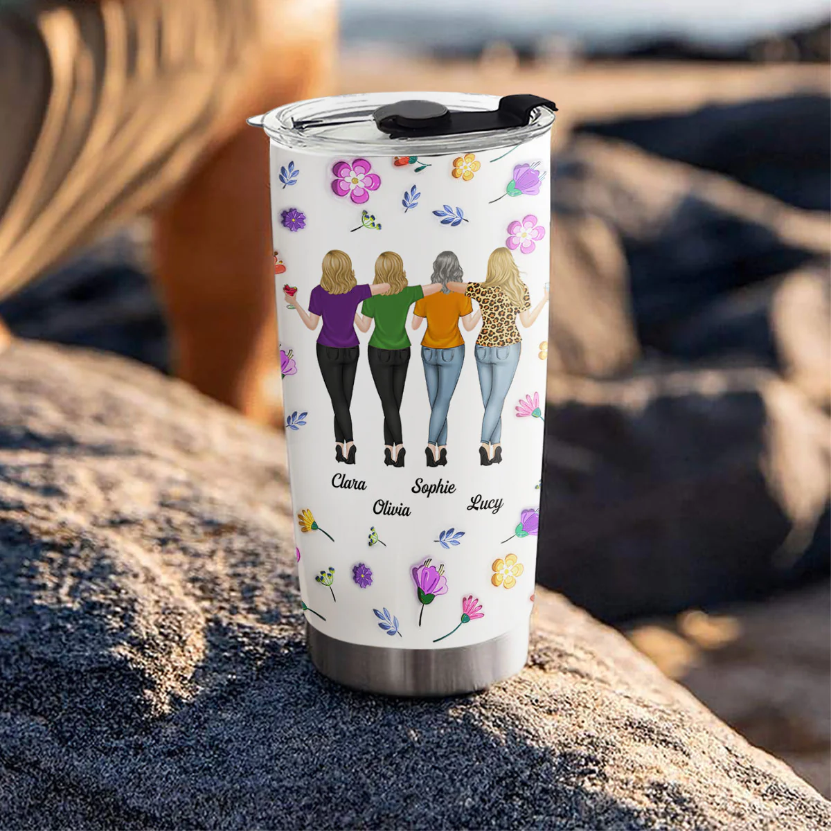 Right In The Kidney - Personalized Custom 3D Inflated Tumbler - Image 4