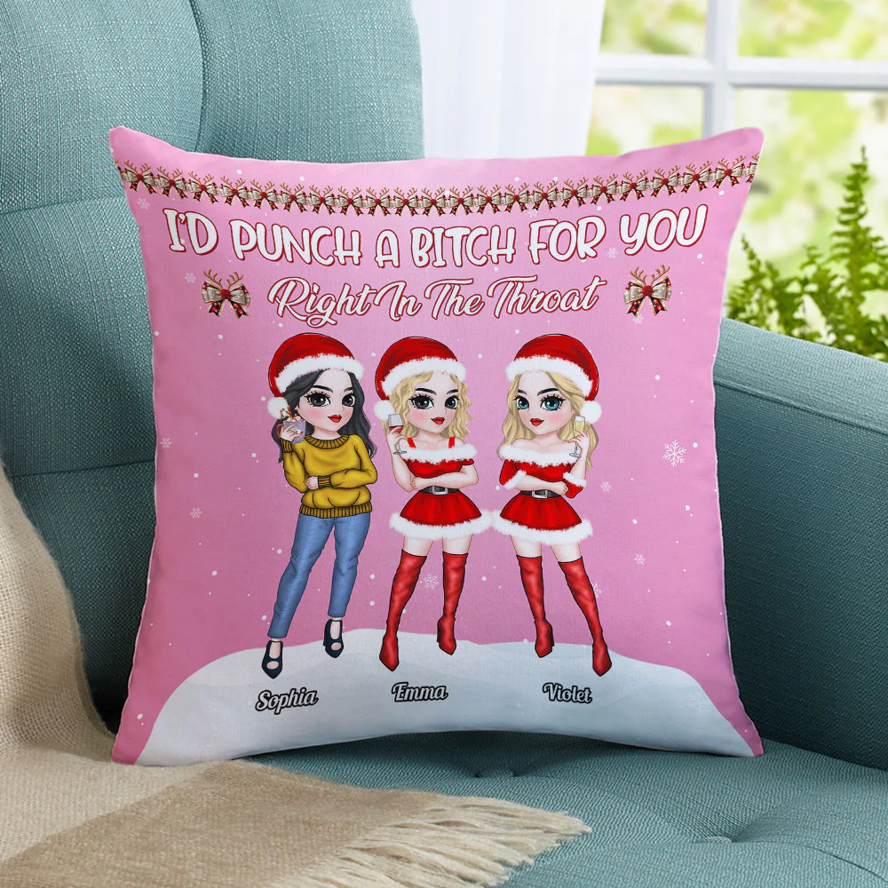 Right In The Throat - Personalized Custom Pillow - Image 3