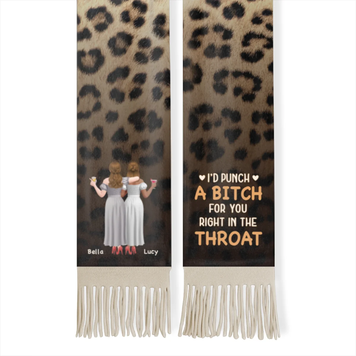 Right In The Throat - Personalized Custom Scarf - Image 7