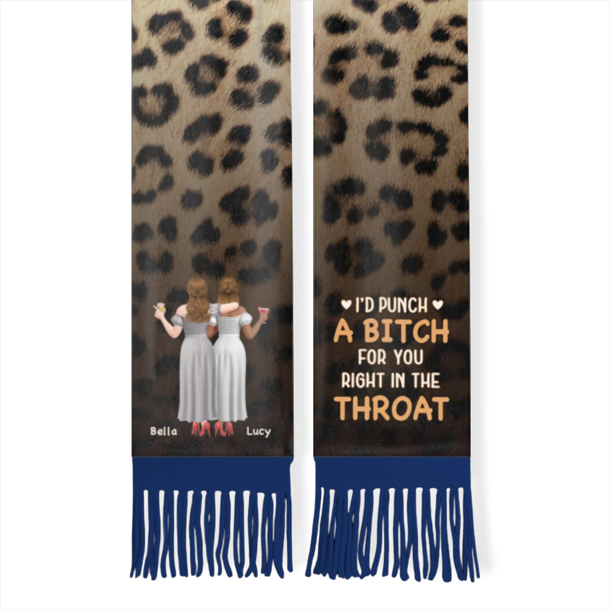 Right In The Throat - Personalized Custom Scarf - Image 9