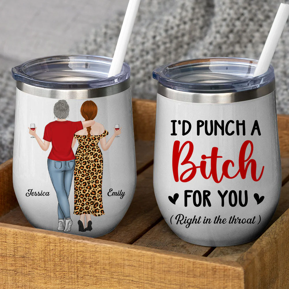 Right There - Personalized Custom Wine Tumbler - Image 2