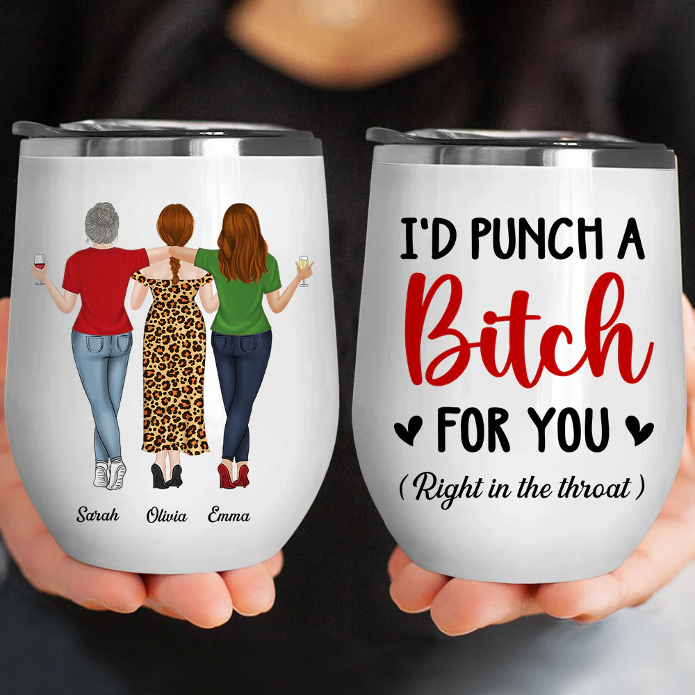 Right There - Personalized Custom Wine Tumbler - Image 4
