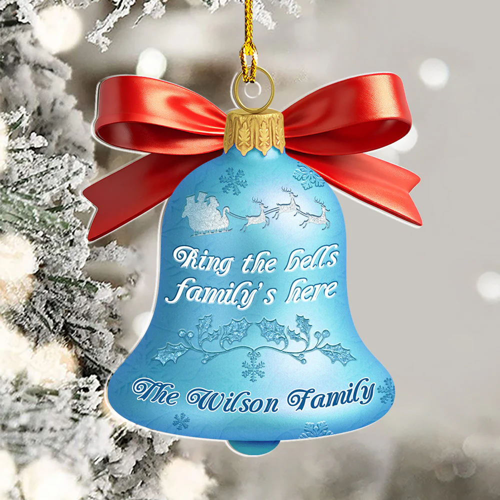 Ring A Bell - Personalized Custom 3D Effect Acrylic Ornament - Image 2