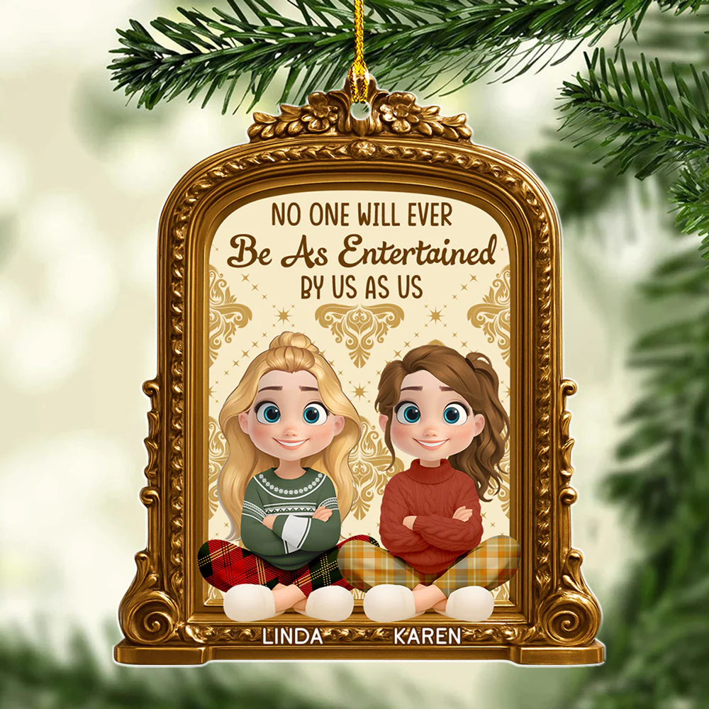 Rocking Around The Christmas Tree - Personalized Custom Acrylic Ornament