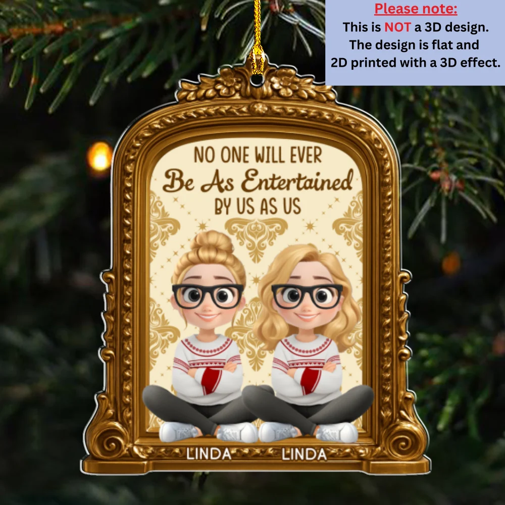 Rocking Around The Christmas Tree - Personalized Custom Acrylic Ornament - Image 7