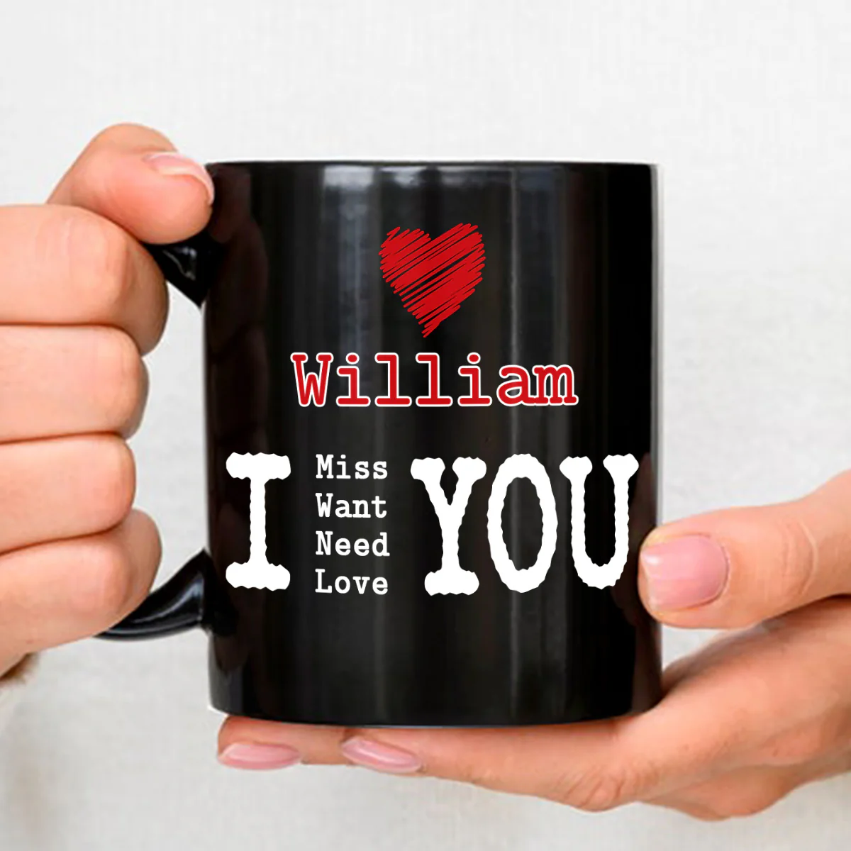 Romantic Mug - Personalized Custom Coffee Mug - Image 2