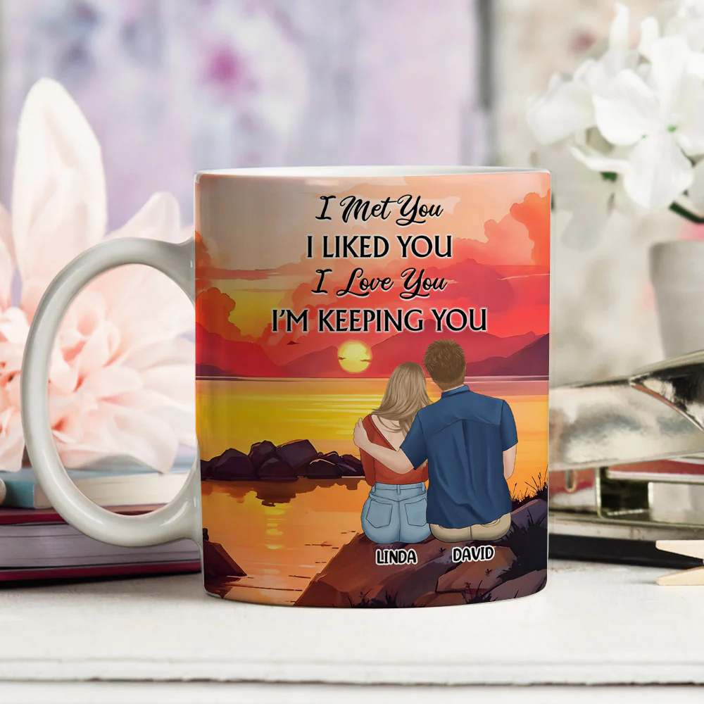 Romantic - Personalized Custom Coffee Mug - Image 4