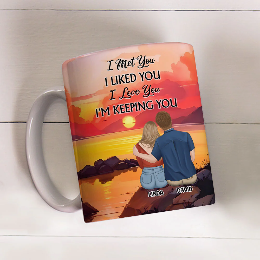 Romantic - Personalized Custom Coffee Mug - Image 5