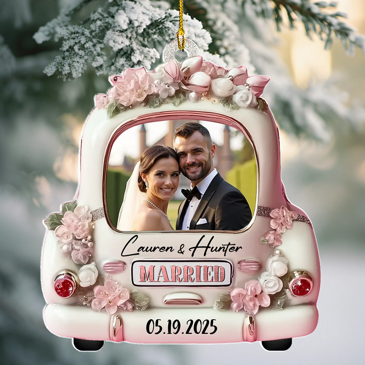 Run To You - Personalized Custom Acrylic Ornament - Image 3