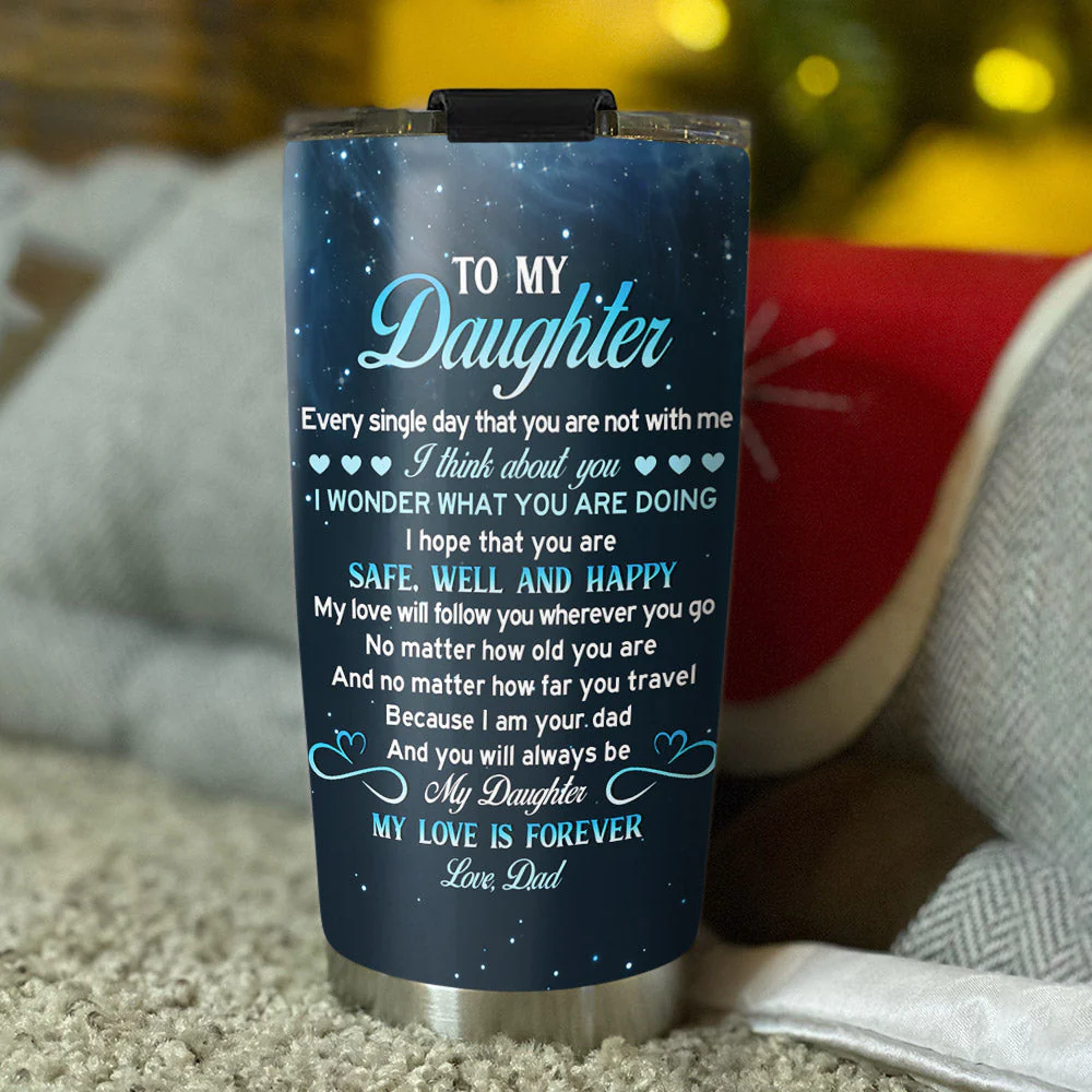 Safe, Well And Happy - Personalized Custom Tumbler - Image 4