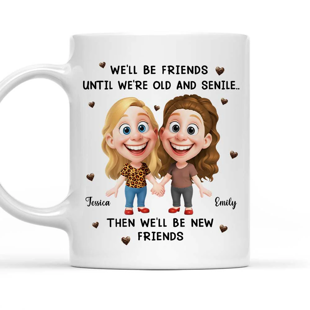 Same Friends Different Memories - Personalized Custom Coffee Mug
