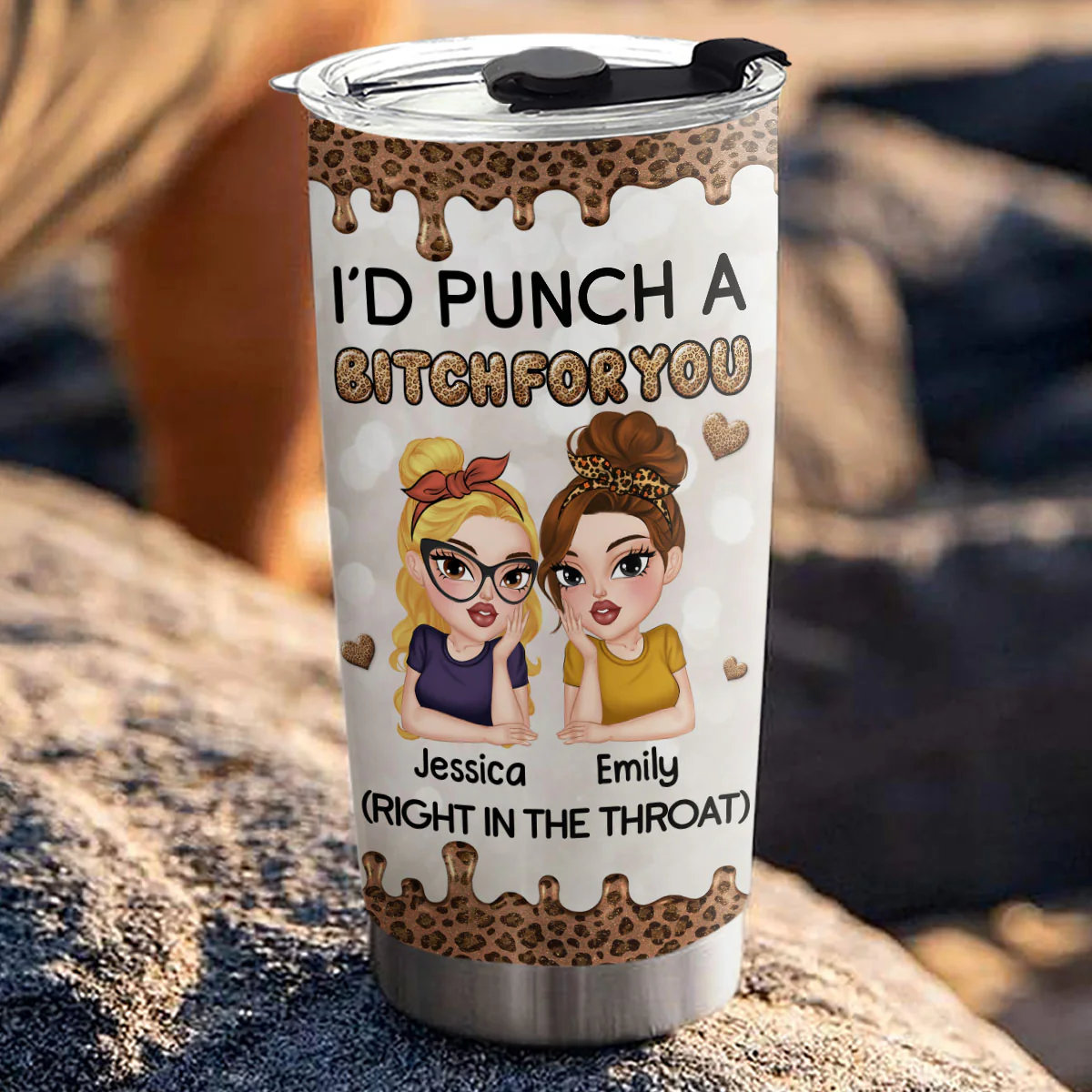 Savage Angels - Personalized Custom Tumbler - Image 3
