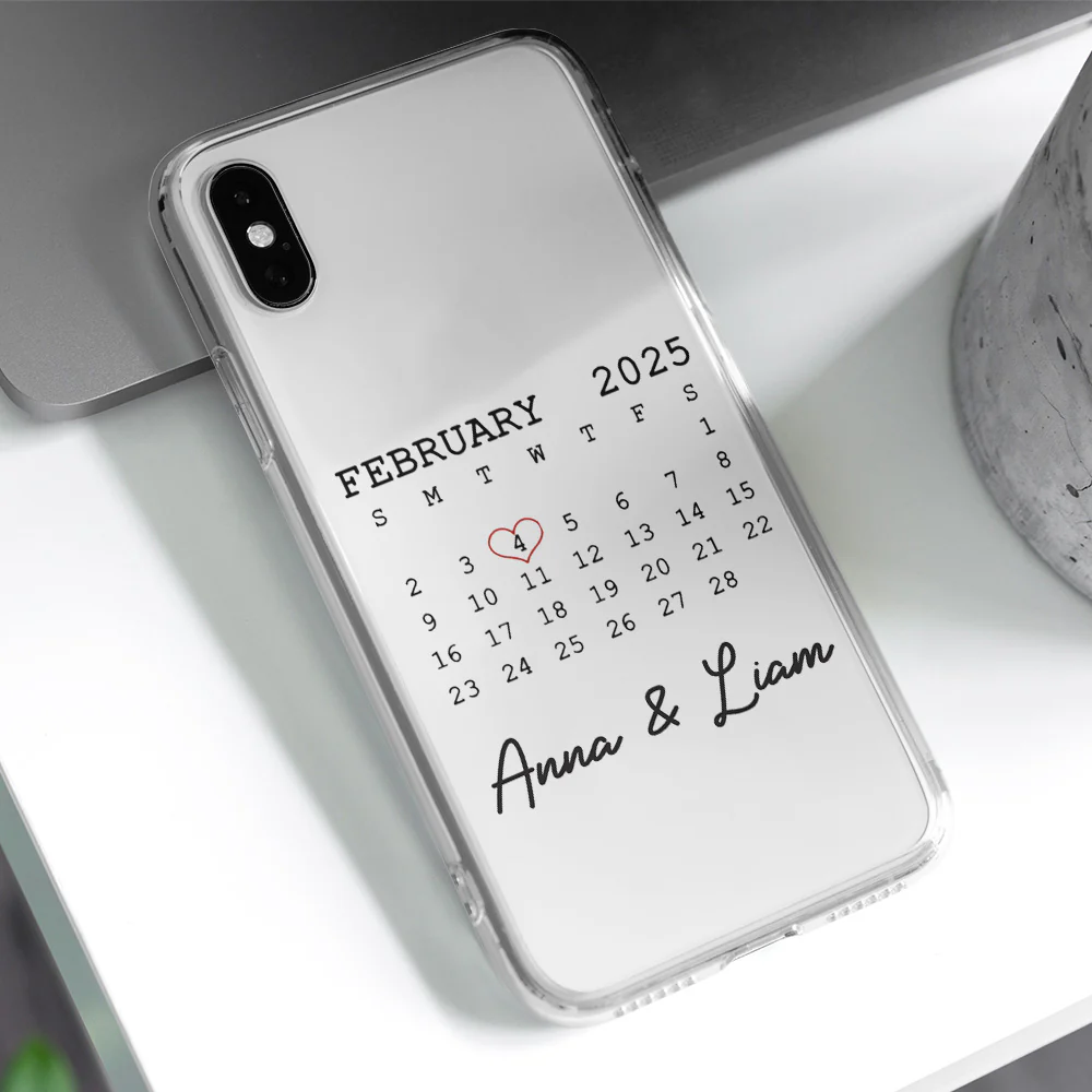 Save The Date Forever - Personalized Custom Phone Case - Image 3