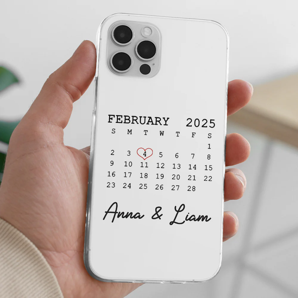 Save The Date Forever - Personalized Custom Phone Case - Image 4