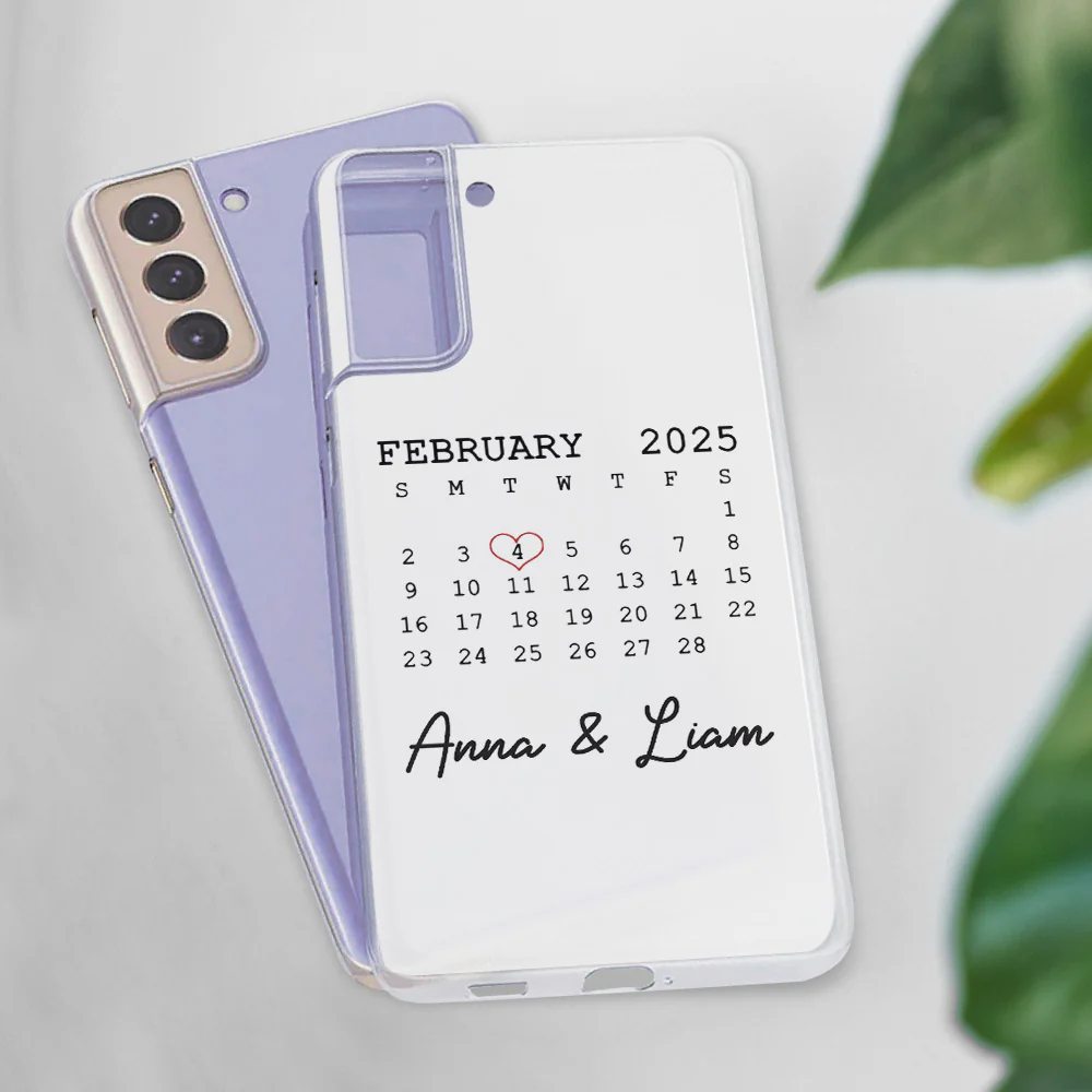 Save The Date Forever - Personalized Custom Phone Case - Image 5
