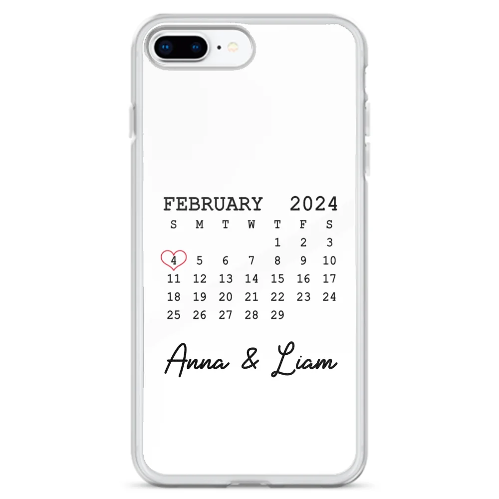 Save The Date Forever - Personalized Custom Phone Case - Image 7
