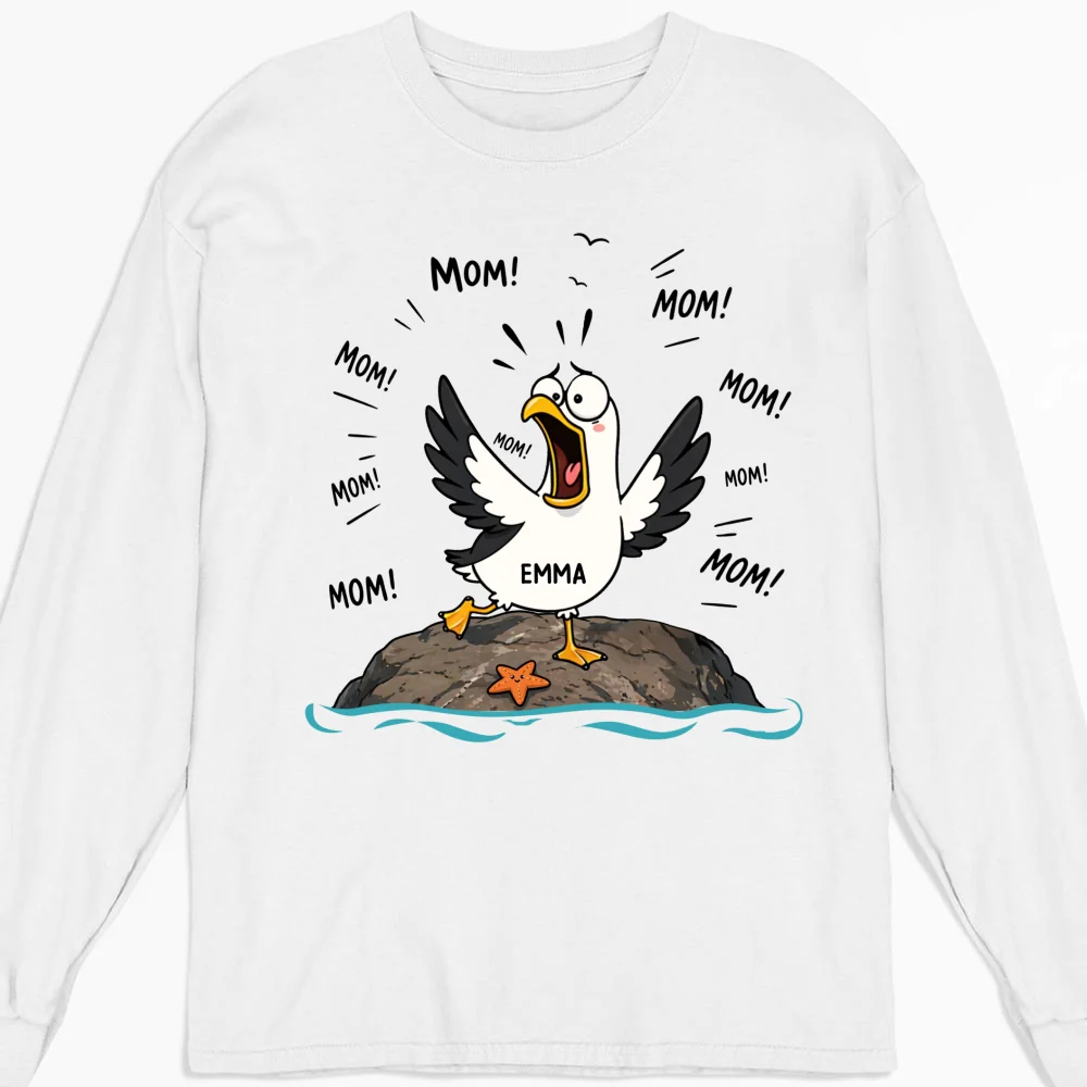 Seagull Mom Mom Mom - Personalized Custom Shirt - Image 11
