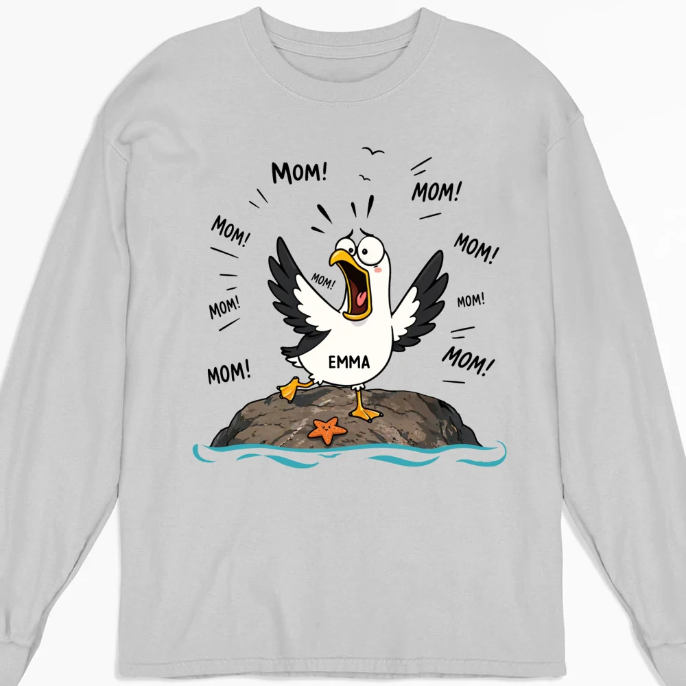 Seagull Mom Mom Mom - Personalized Custom Shirt - Image 12