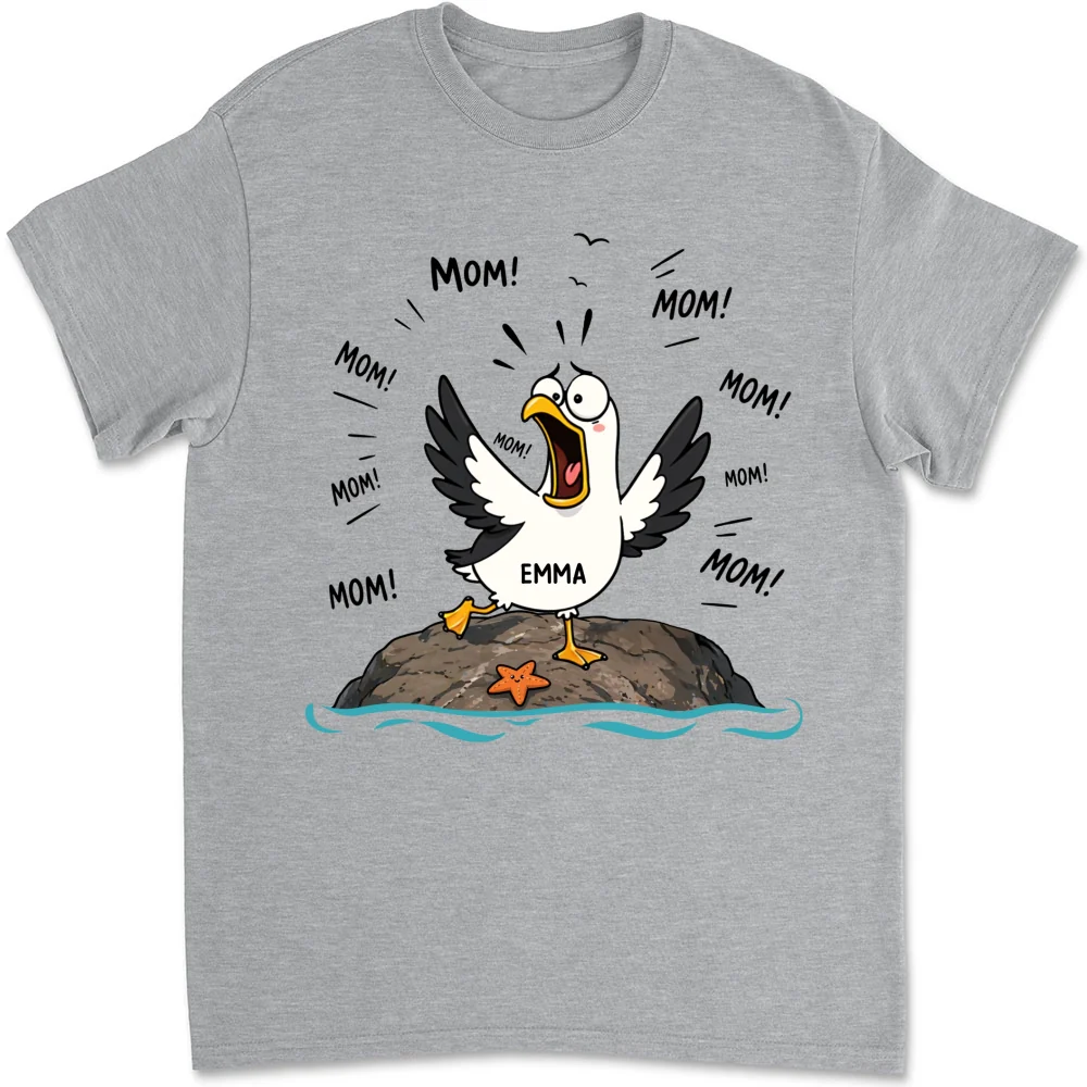 Seagull Mom Mom Mom - Personalized Custom Shirt - Image 8