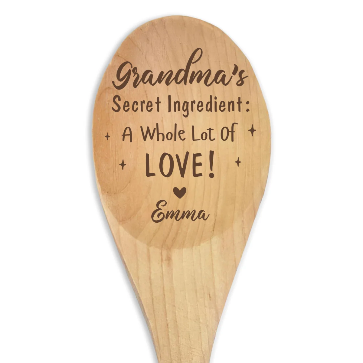 Secret Ingredient - Personalized Custom Engraved Wooden Spoon - Image 6