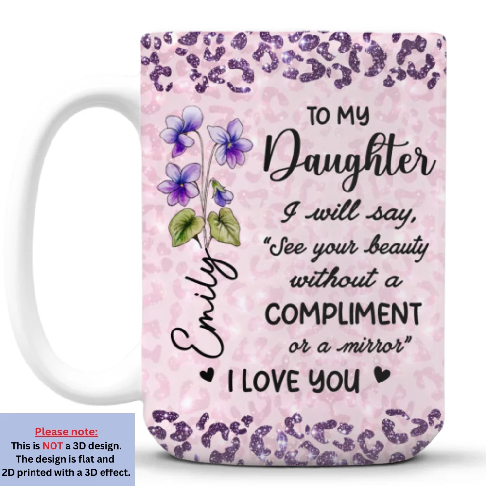 See Your Beauty - Personalized Custom Coffee Mug - Image 8