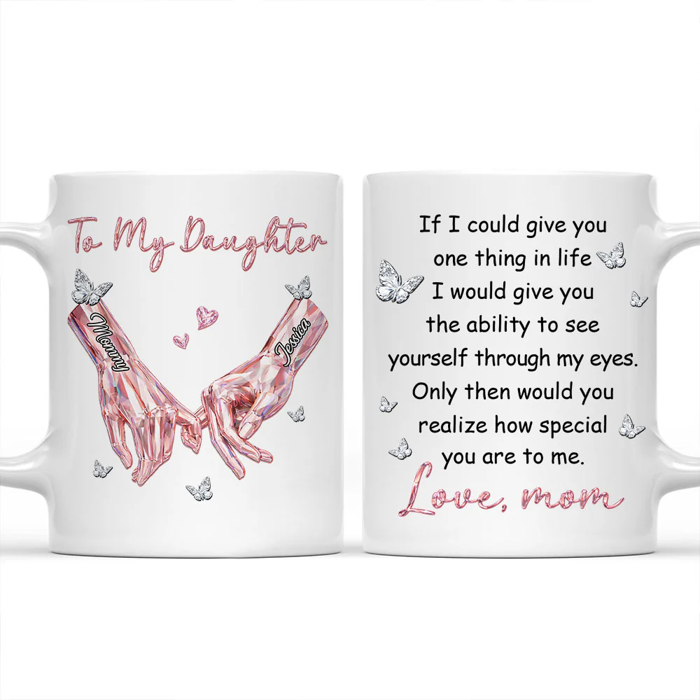 See Yourself Through My Eyes - Personalized Custom Coffee Mug 
