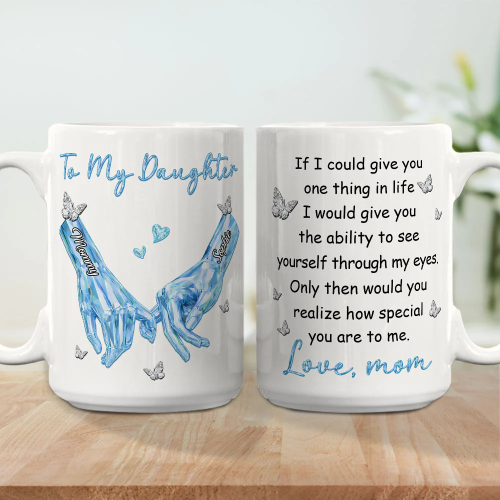 See Yourself Through My Eyes - Personalized Custom Coffee Mug  - Image 5