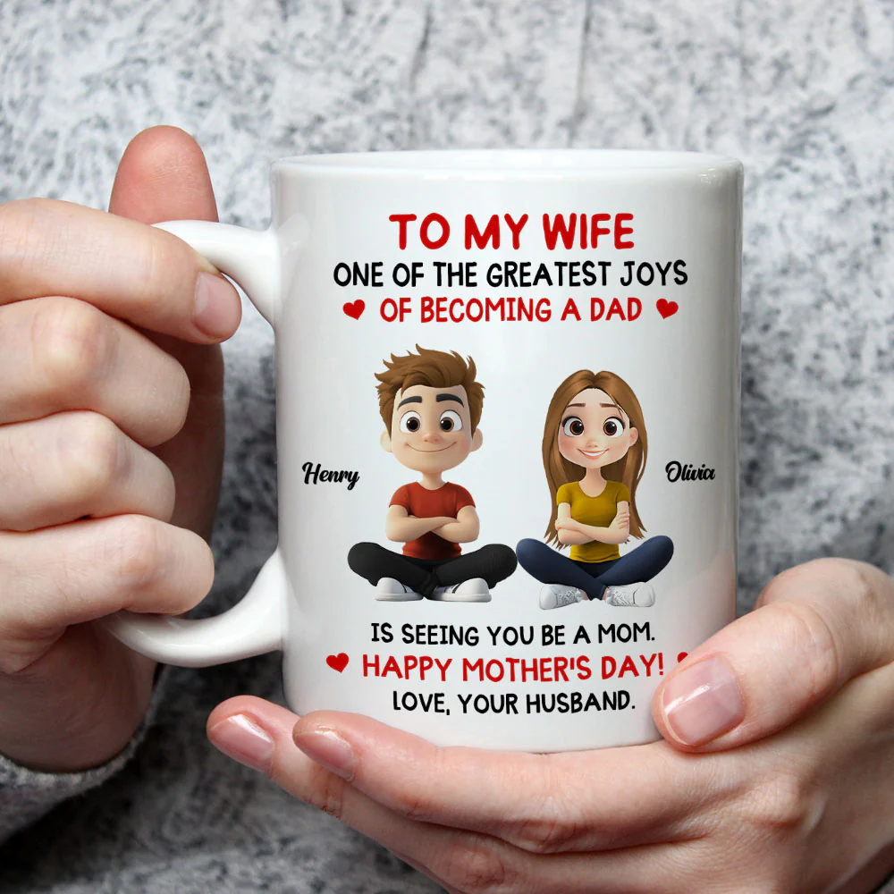 Seeing You As A Mom - Personalized Custom Coffee Mug - Image 2