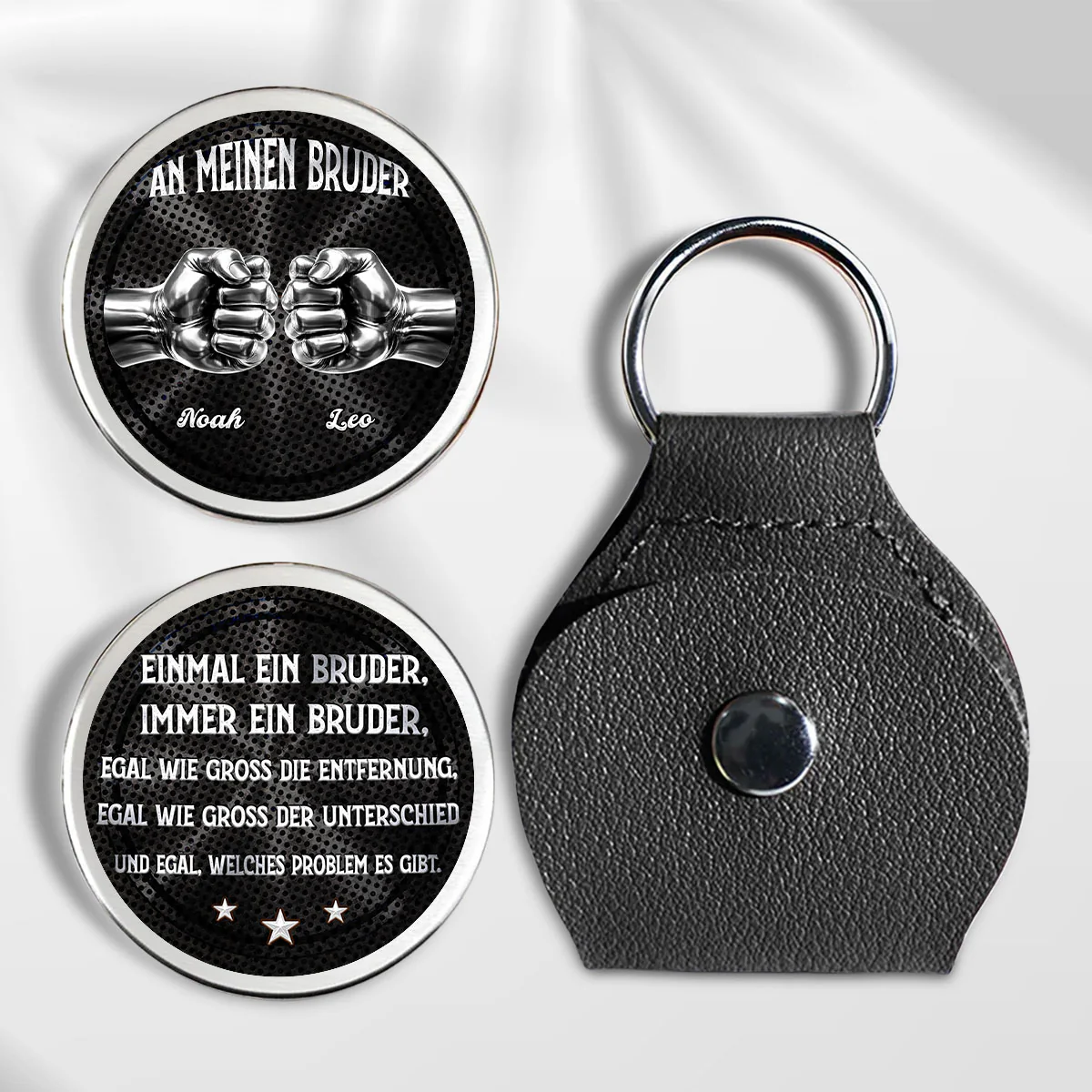 Seelenverwandter Bester Freund – Personalisierte Taschenumarmung - Image 2