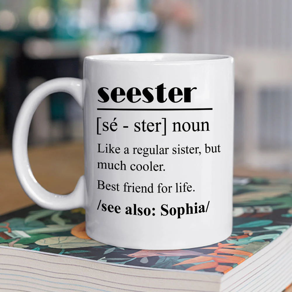 Seester - Personalized Custom Coffee Mug - Image 2