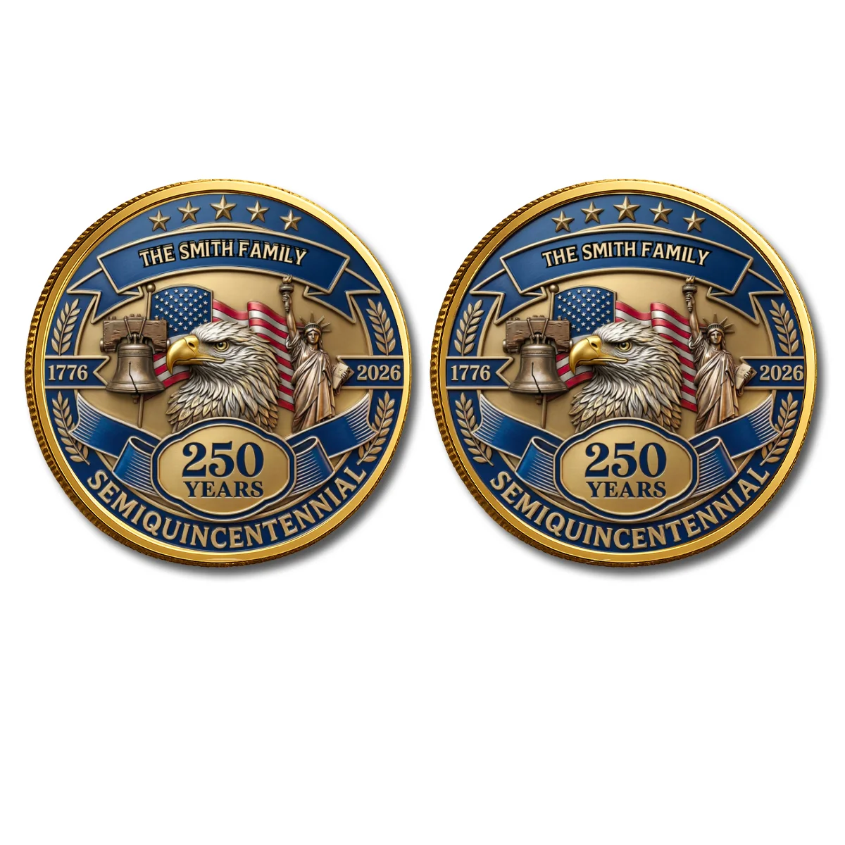 Semiquincentennial - Personalized Custom Commemorative Keepsake Coin - Image 10