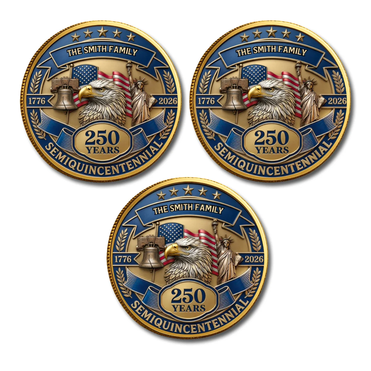 Semiquincentennial - Personalized Custom Commemorative Keepsake Coin - Image 11
