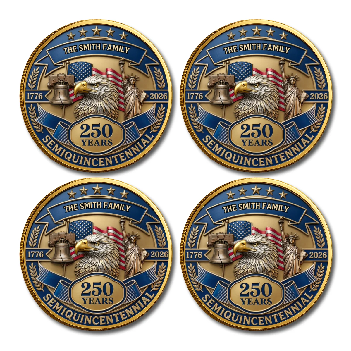 Semiquincentennial - Personalized Custom Commemorative Keepsake Coin - Image 12