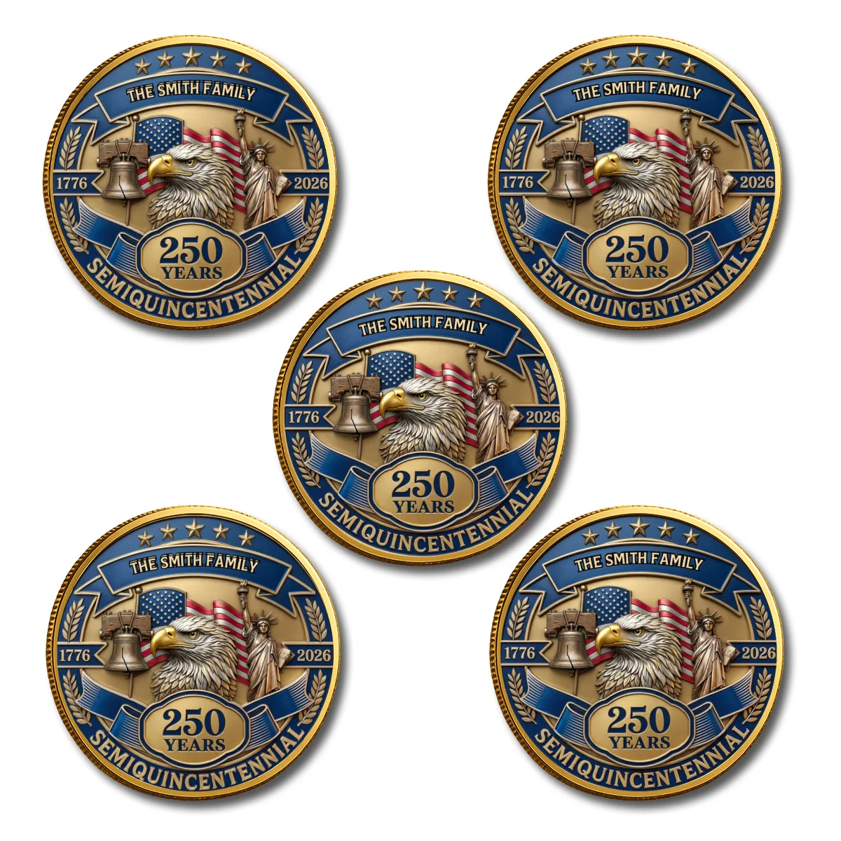 Semiquincentennial - Personalized Custom Commemorative Keepsake Coin - Image 13