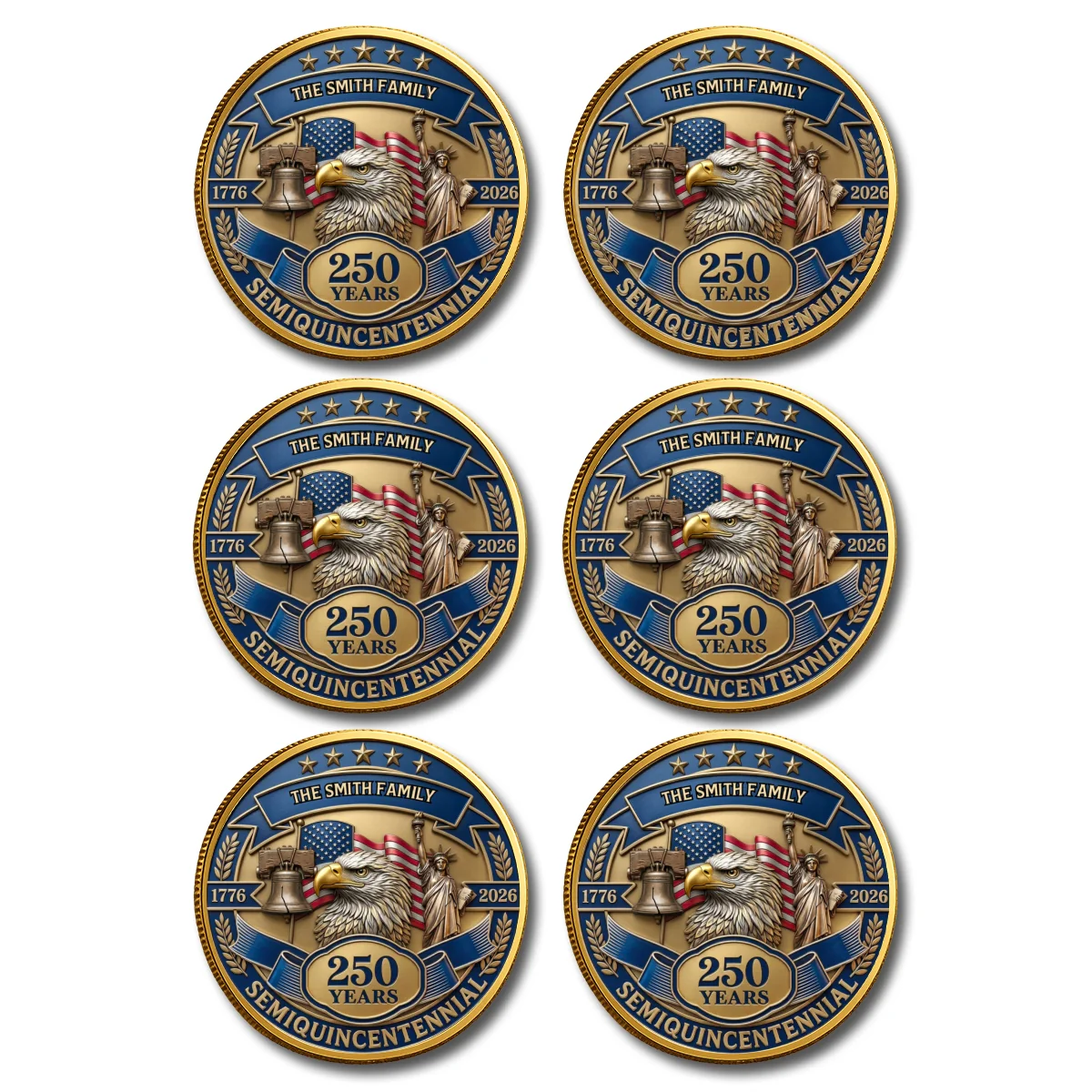 Semiquincentennial - Personalized Custom Commemorative Keepsake Coin - Image 14