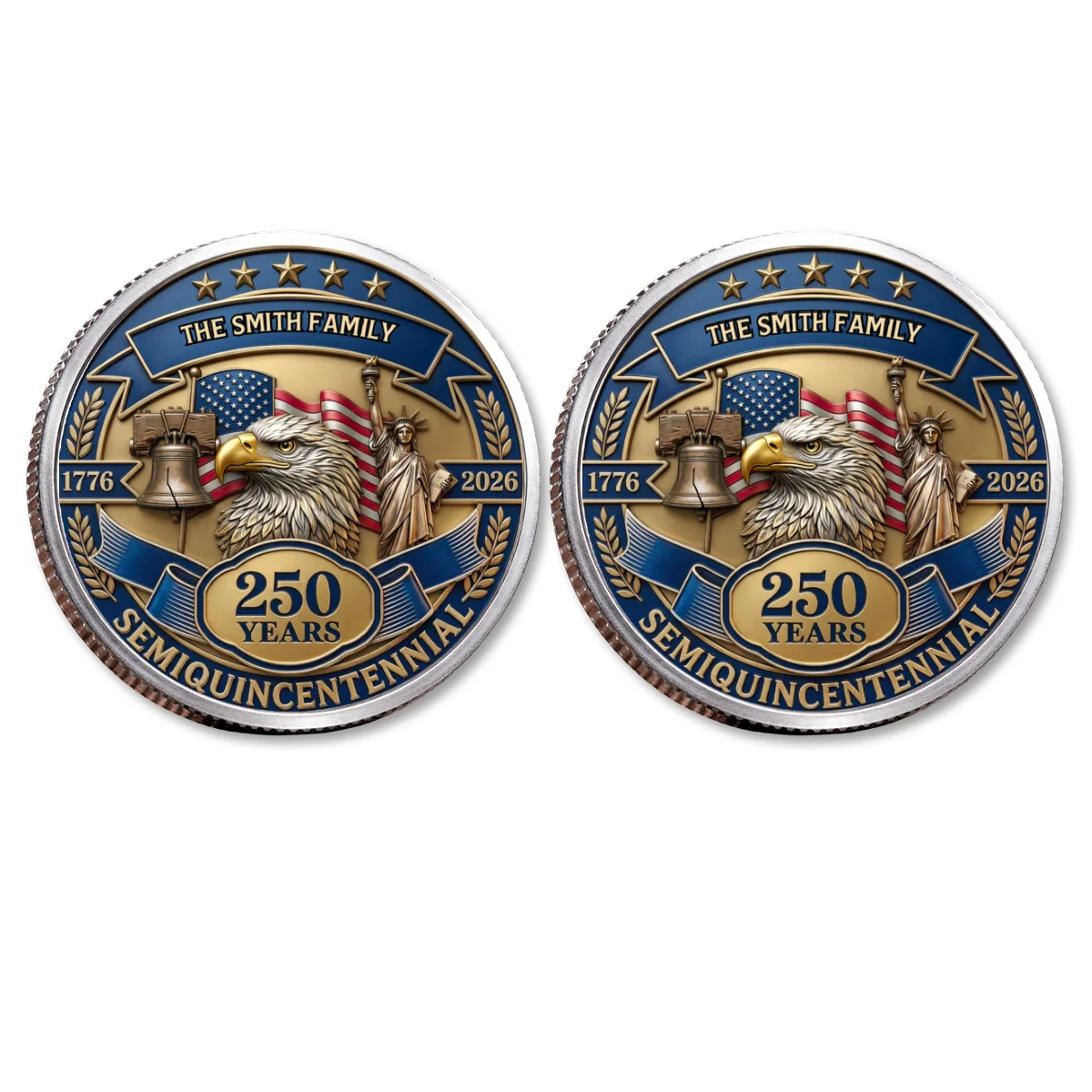 Semiquincentennial - Personalized Custom Commemorative Keepsake Coin - Image 16