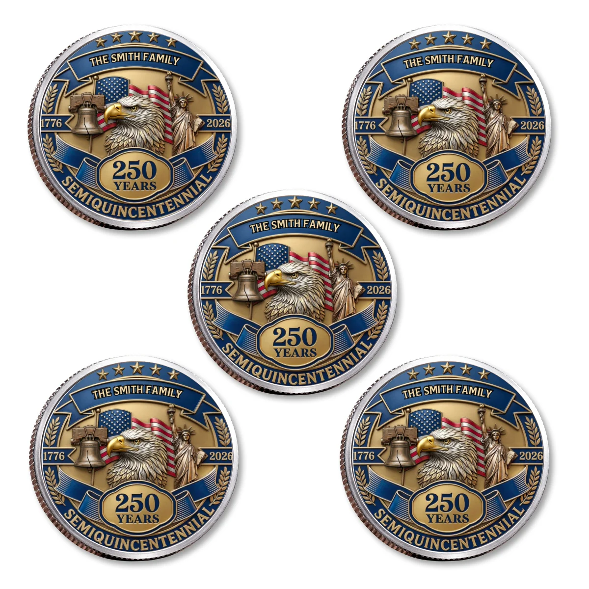 Semiquincentennial - Personalized Custom Commemorative Keepsake Coin - Image 19